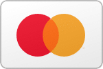 The image shows the Mastercard logo with two overlapping circles, one red on the left and one yellow on the right, on a white background.